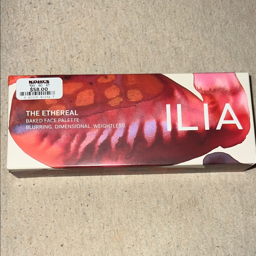 ILIA The Ethereal Baked Face Palette - Red and Pink